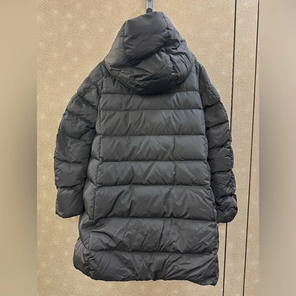 🔥🔥🔥ADD Black Puffer Hooded Down Jacket Coat Size 2 - Picture 5 of 13
